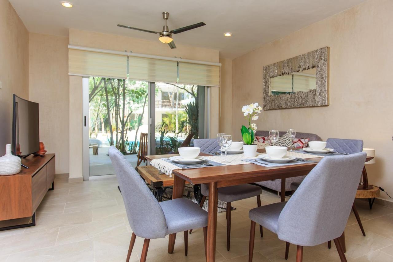 Charming Nature-Inspired Condos With Sultry Surroundings By Stella Rentals Tulum Eksteriør bilde