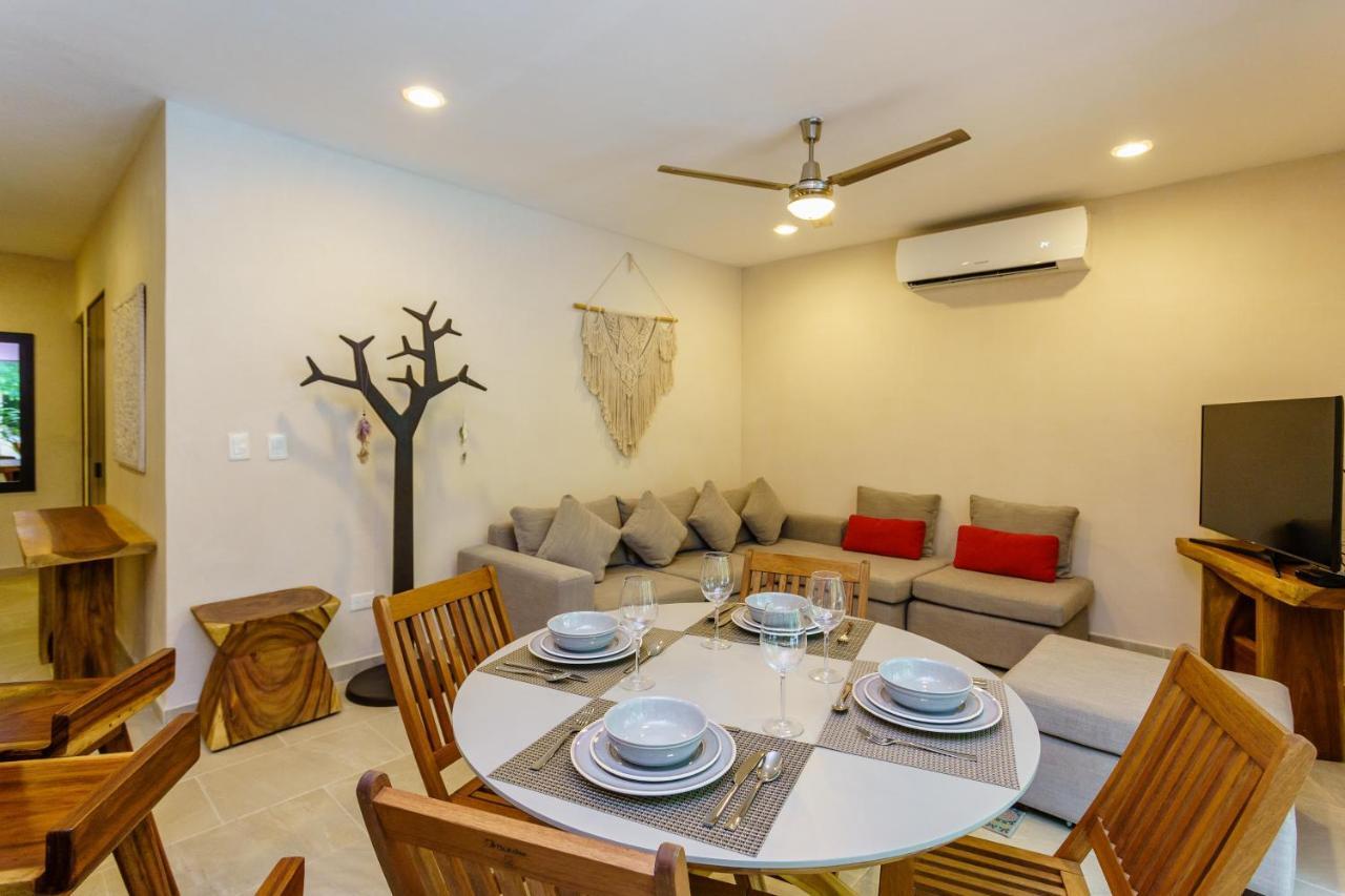 Charming Nature-Inspired Condos With Sultry Surroundings By Stella Rentals Tulum Eksteriør bilde